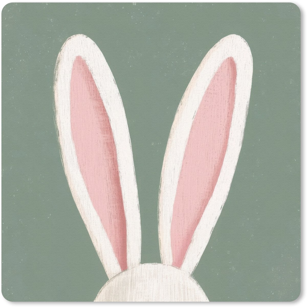 Muismat 30x30 cm - Mousepad Hazen - Oren - Roze - Muismatten