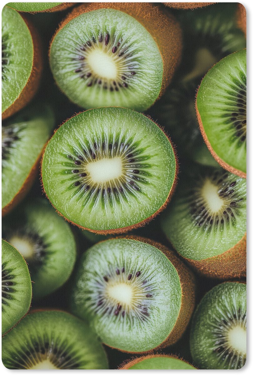 Muismat 18x27 cm - Mousepad Kiwi - Fruit - Groen - Muismatten