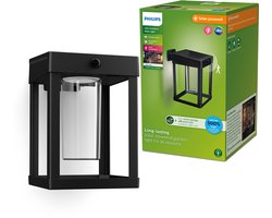 Philips LED Philips Camill solar wandlamp vierkant - Ultra Efficient - met helder lichtelement