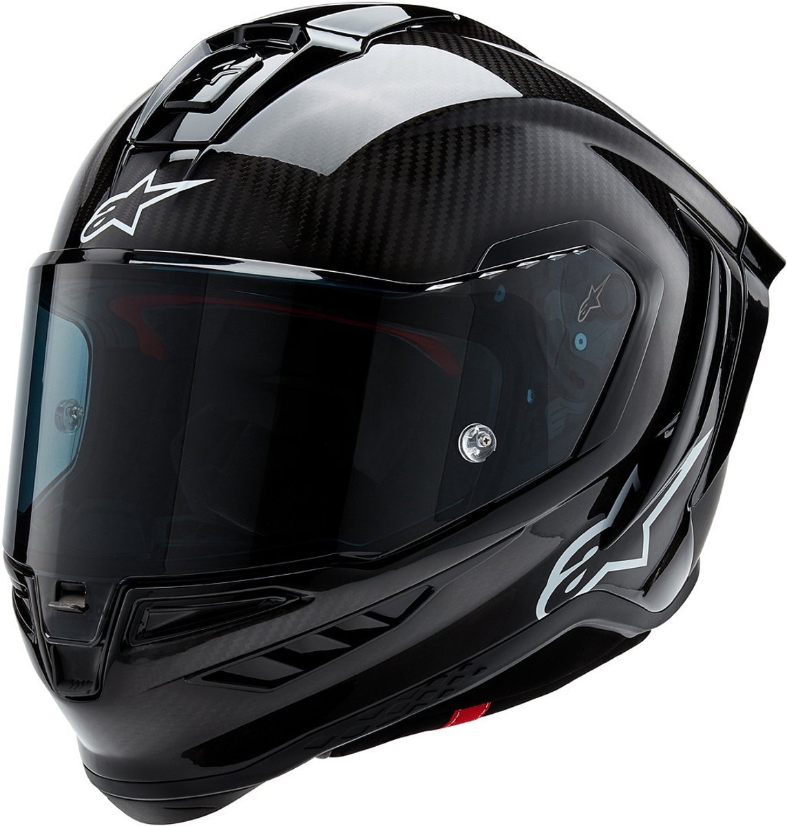 Alpinestars Supertech R10 Zwart Carbon M&G Integraalhelm - Maat S - Helm