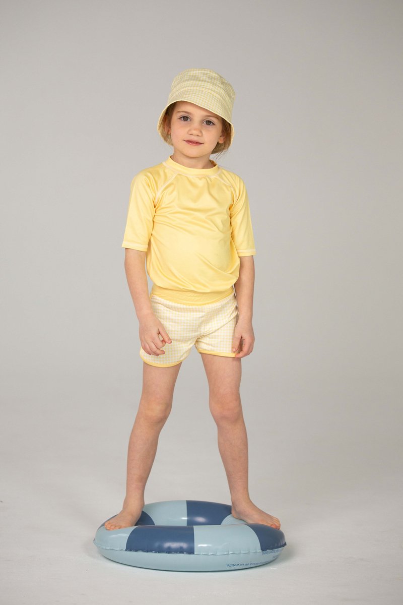 Ducksday - zwembroek - UV - lemonade - geel - 5 - 6jaar - valt klein — afbeelding 8