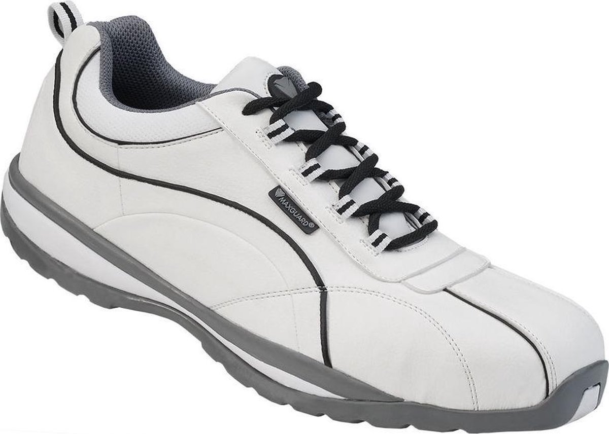Safety Jogger- Maxguard - levi L340N - sportive werksneaker - S3 SRC-ESD - Wit – 47