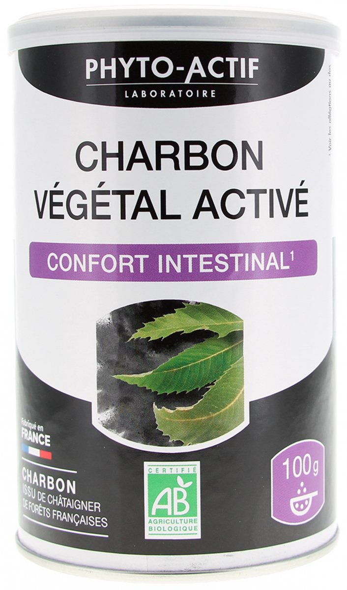 Phyto-Actif Geactiveerde Plantaardige Kool Intestinaal Comfort Bio 100 g
