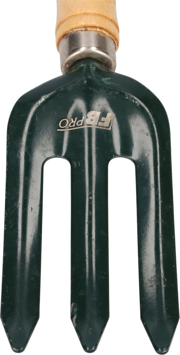Mini spitvork - Set van 2 - Hark - Woelvork - Spade - Tuingereedschap - Handgereedschap - Gereedschap voor de tuin - Donkergroen van Talen Tools — afbeelding 2