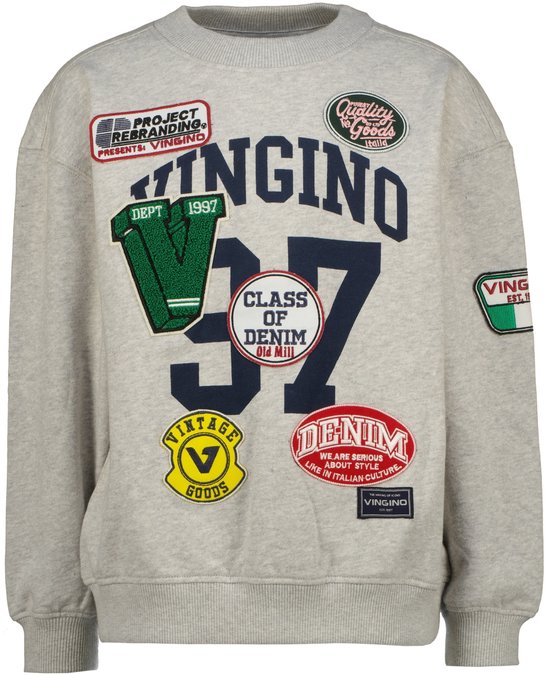 Vingino trui lichtblauw fijn gebreid