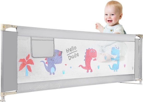 Bedrand baby - Bedhekje - 2 Stuks - Uitvalbeveiliging Bed
