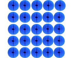 30 Stuks Blauwe Neus Schuim Clownsneus Cosplay Neus Perfect voor Neusdag Familiedag Circus Schoolfeest en Halloween (Blauw)