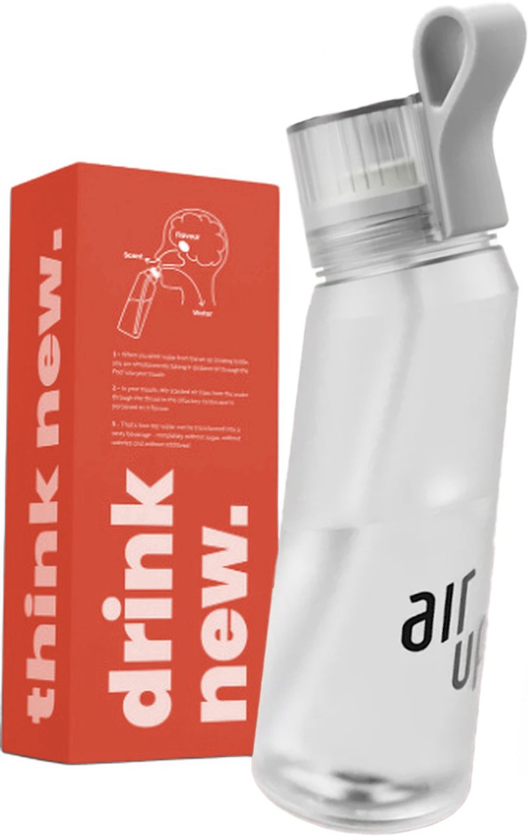Air Up Drinkfles wit starterskit - 650 ml Bottle - Inclusief 2 pods - starterskit - hydraterend - Air up fles - geurwater - vegan - bio