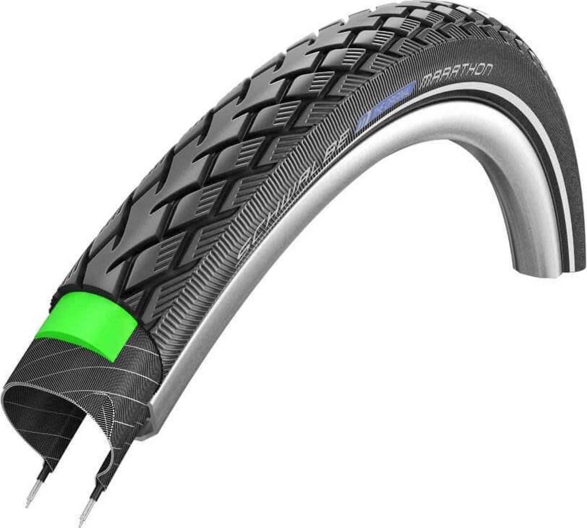 Schwalbe Marathon Green Guard Fahrradreifen Set – 2 Reifen + 2 Schläuche, Pannensicher & Nachhaltig