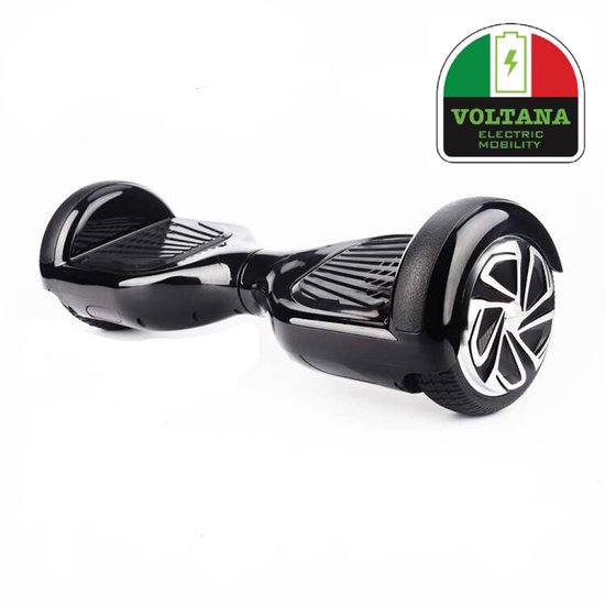 VOLTANA Hoverboard ZWART, TAOTAO, SAMSUNG accu, Led verlichting, Aluminium Design velgen, Rubberen bumpers
