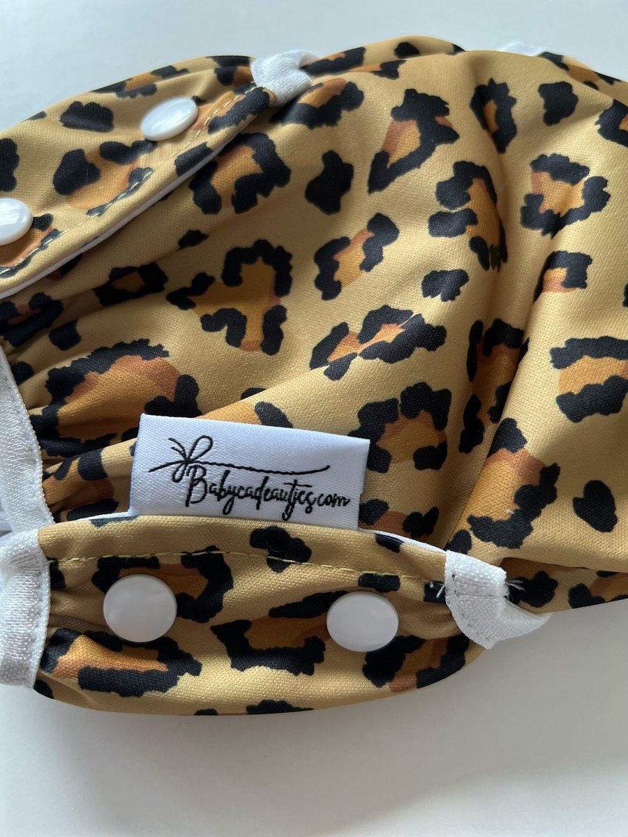 Wasbare Zwemluiers baby - Panterprint - 3 - 15kg — afbeelding 3