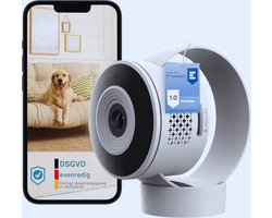 PetTec Draadloze Huisdier Camera – Slimme WiFi Beveiliging Met App - Nachtzicht & Tweeweg Audio