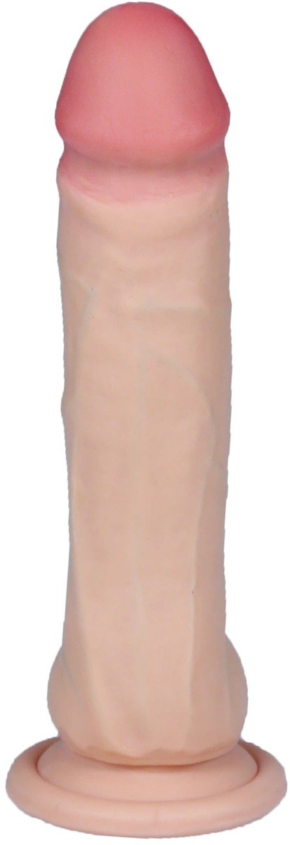 Boysoftoys - 21-00031 - Uranos - Loveclonex - Ultrarealistische Vibrator - Ultrarealistische Vibrator - Cyber skin voelt echt aan - Beter dan Siliconen - 5-7 cm dik - Zuignap - Bedrade afstandsbediening - Huidskleur - 7 inch / 17,5 cm