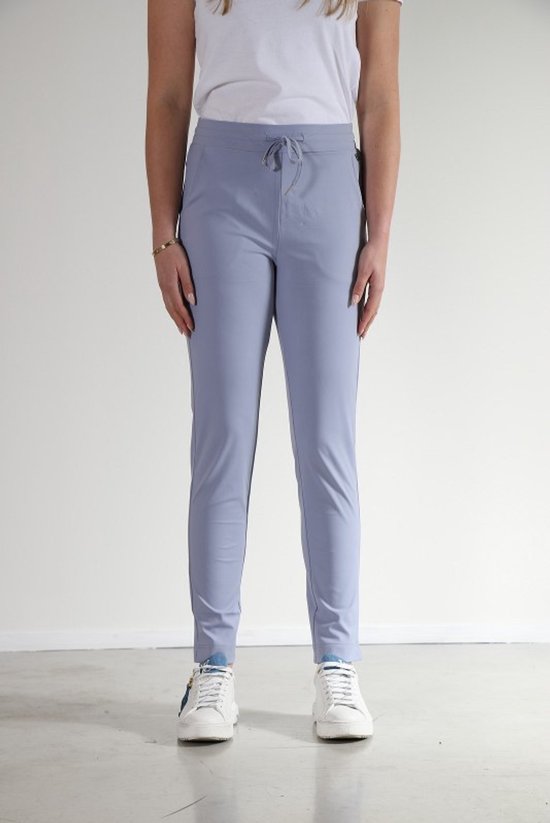 New Star - Dover25 blue knit chino L29 dames broek - maat 34