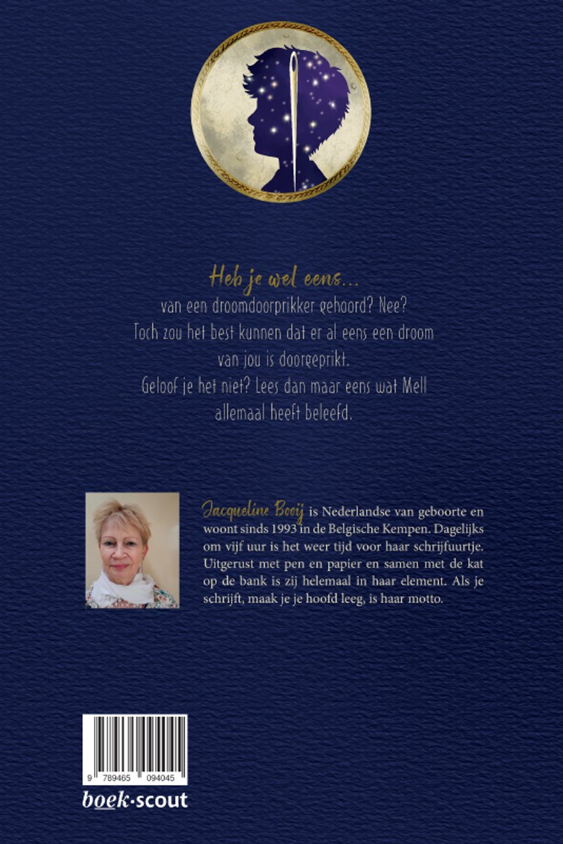 Mell en de droomdoorprikker - back cover