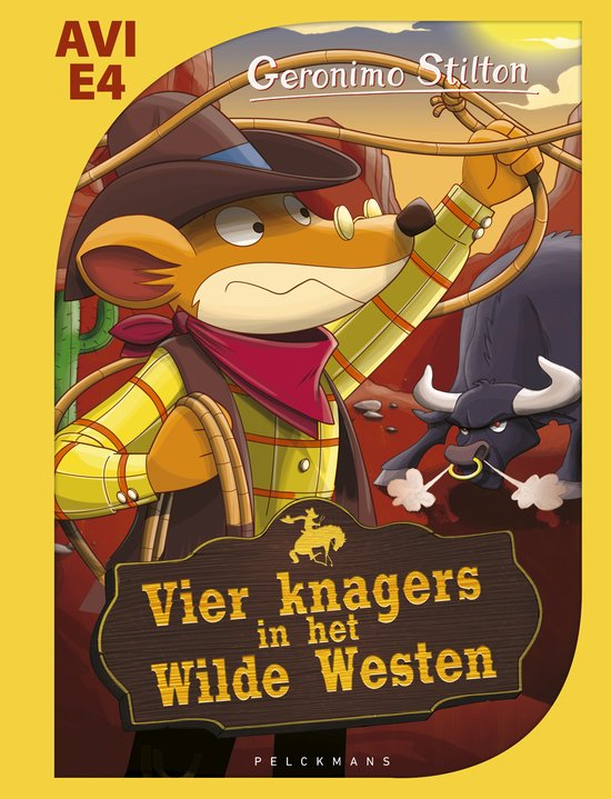 Makkelijk lezen - Vier knagers in het Wilde Westen - cover