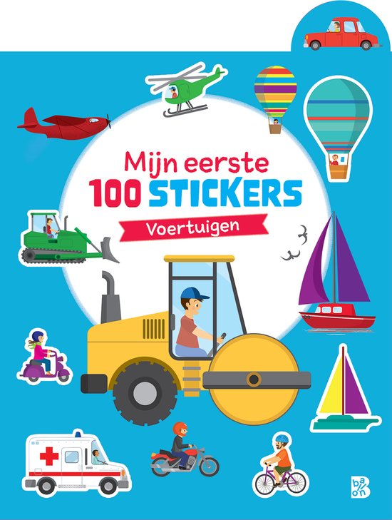 Mijn eerste 100 stickers: voertuigen - cover