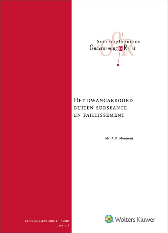 Het dwangakkoord buiten surseance en faillissement - cover
