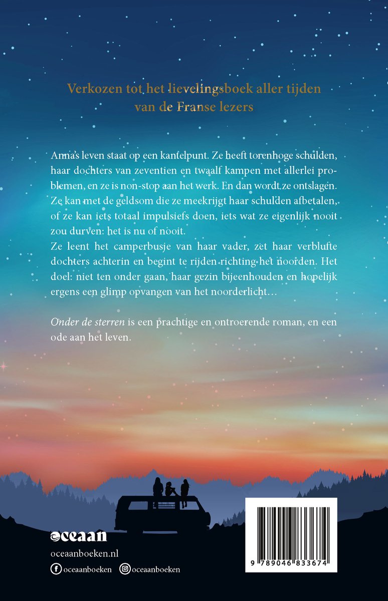 Onder de sterren - back cover