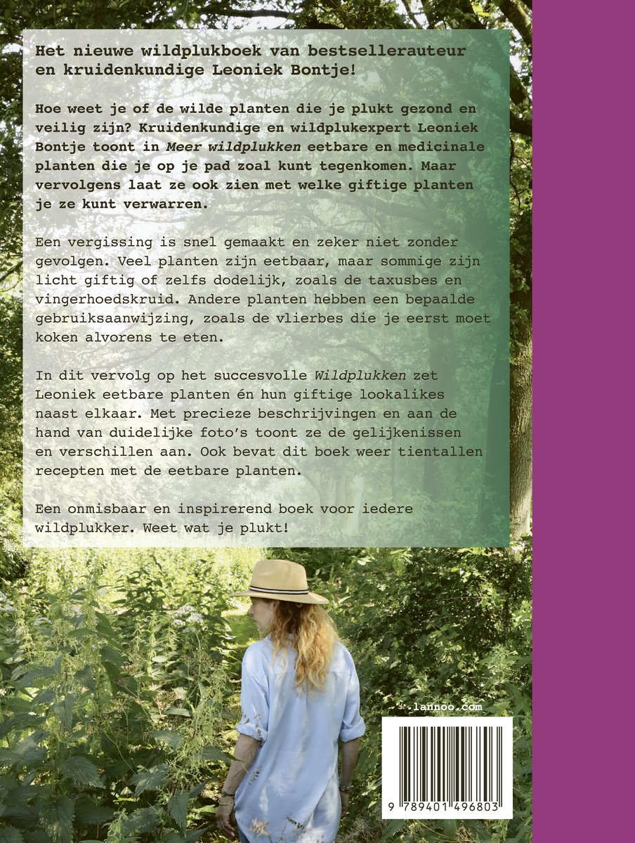 Meer wildplukken - back cover