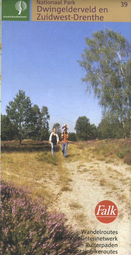 Wandelkaart 39 Dwingelderveld en Zuidwest Drenthe - cover
