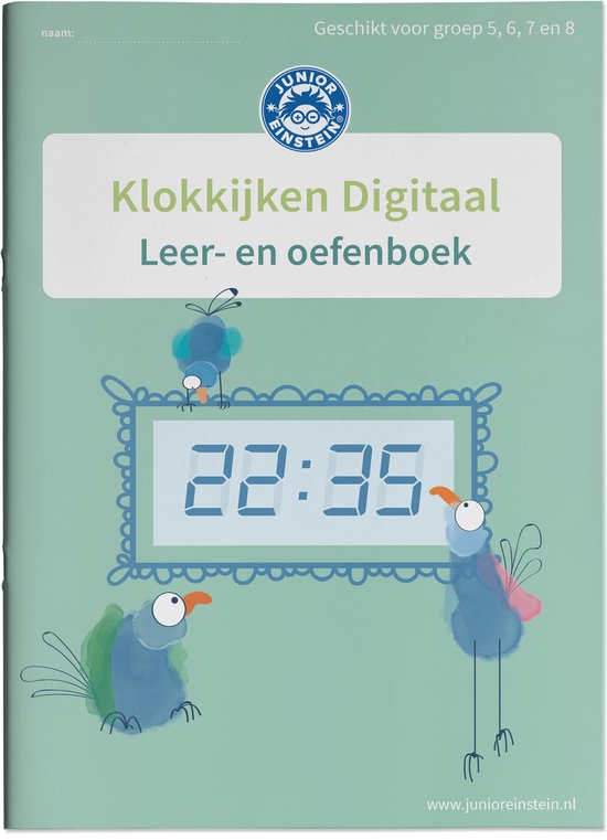 Klokkijken Digitale klok Geschikt voor groep 5,6 7 en 8 Leer ... - cover