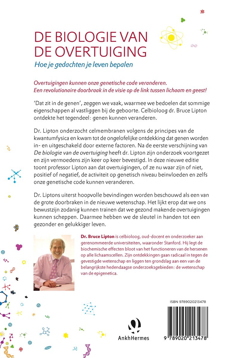 De biologie van de overtuiging - back cover