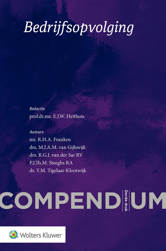 Compendium Bedrijfsopvolging - cover