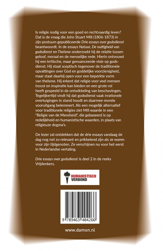 Vrijdenkers 2 - Drie essays over godsdienst