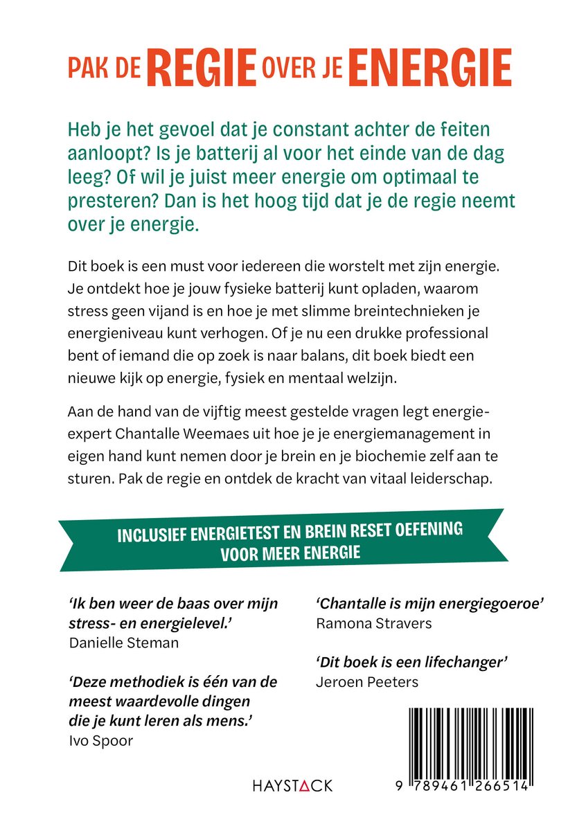 Pak de regie over je energie - back cover