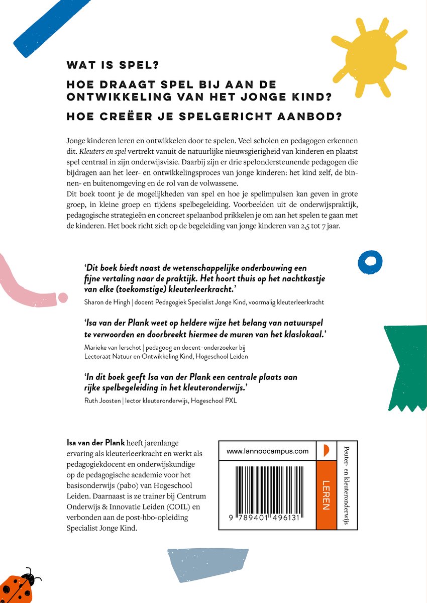 Kleuters en spel - back cover