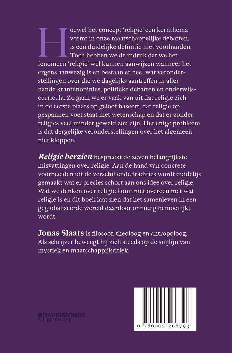 Religie herzien - back cover