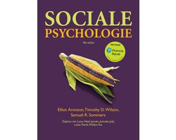 Omslag van Sociale psychologie, 10e editie met MyLab NL toegangscode