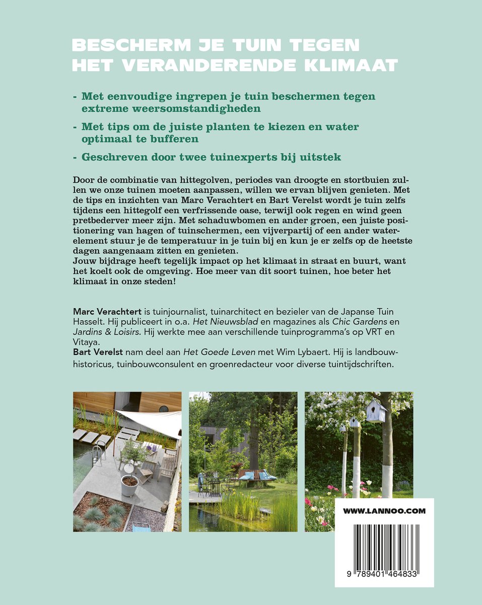 Zakboek voor de klimaattuin - back cover