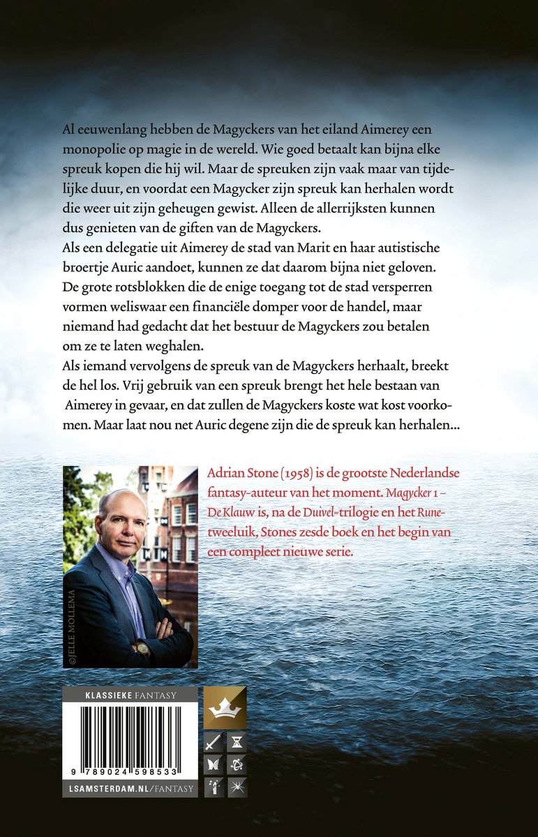 Magycker 1 - De Klauw - back cover