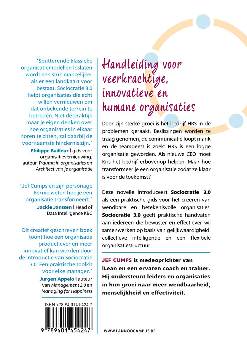 Sociocratie 3.0 - back cover
