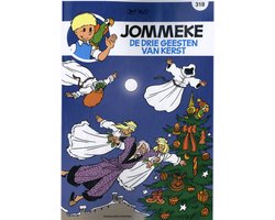 Omslag van Jommeke strip 318 - De drie geesten van Kerst