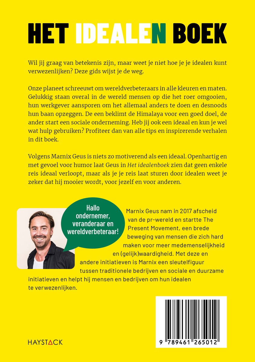 Het idealenboek - back cover