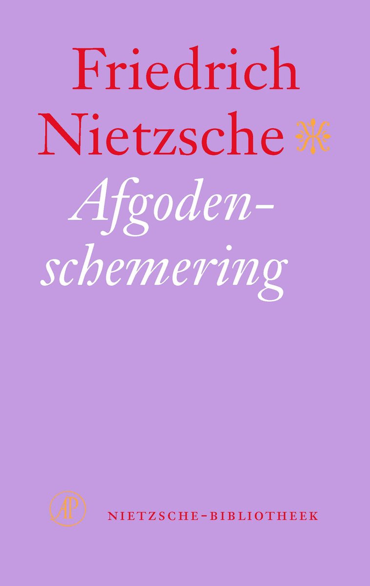 Omslag van Nietzsche-bibliotheek - Afgodenschemering
