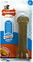 Nylabone Puppy Bone Flexible Bruin - Hondenspeelgoed - Small Tot 11kg