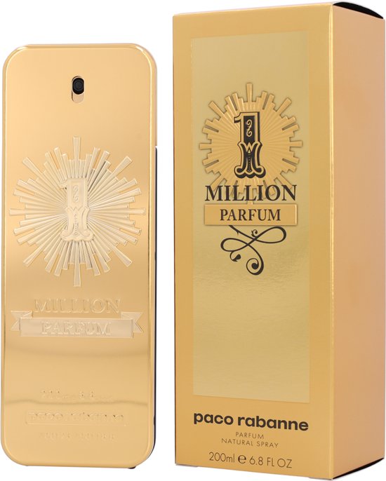 Paco Rabanne 1 Million 200 ml - Parfum Spray - Voor Heren