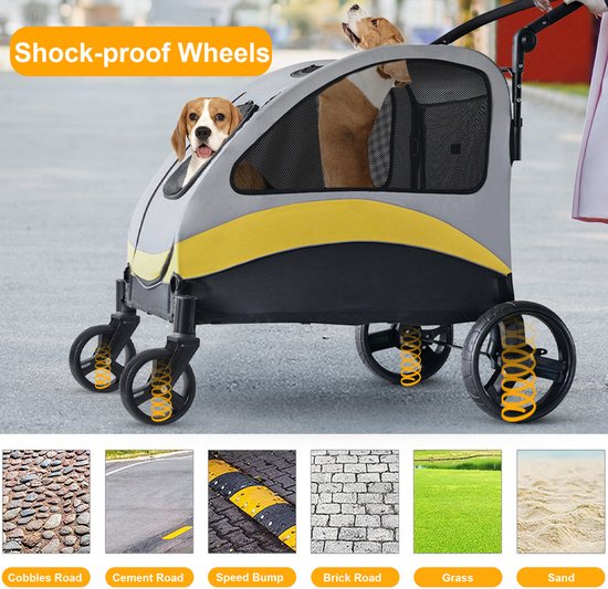 Vind hondenwagen in Honden-accessoires op