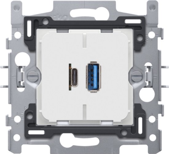 Niko, Double chargeur intelligent USB-A et USB-C