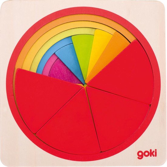 Goki 57737 Puzzle à formes 21 pièce(s) Education | Jeux | bol.com