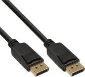 InLine Premium DisplayPort kabel - versie 1.2 (4K 60 Hz) / zwart - 0,50 meter