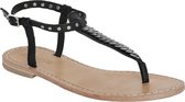 Andaluxx Amaia Teensandalen Leder - Zwart