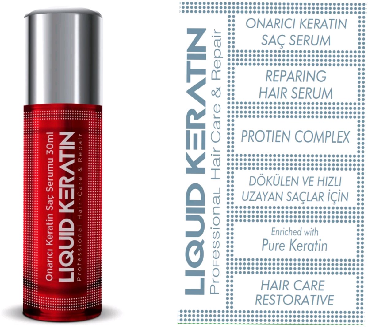 Bio Keratin Organic Pure Keratine Serum Spray (30ML) - Herbal- Bio - Keratin - Keratine haarserum - Haarolie