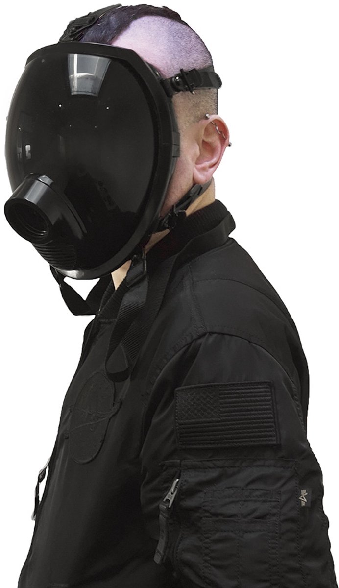 Gasmaster - Zwart MSX Smoke Full Visor Gas Mask