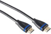 Câble HDMI S-Impuls version 2.0 (4K 60Hz HDR) / noir - 1,5 mètre