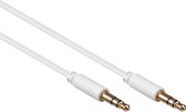 Goobay 69114 3m 3,5mm 3,5mm Blanc câble audio